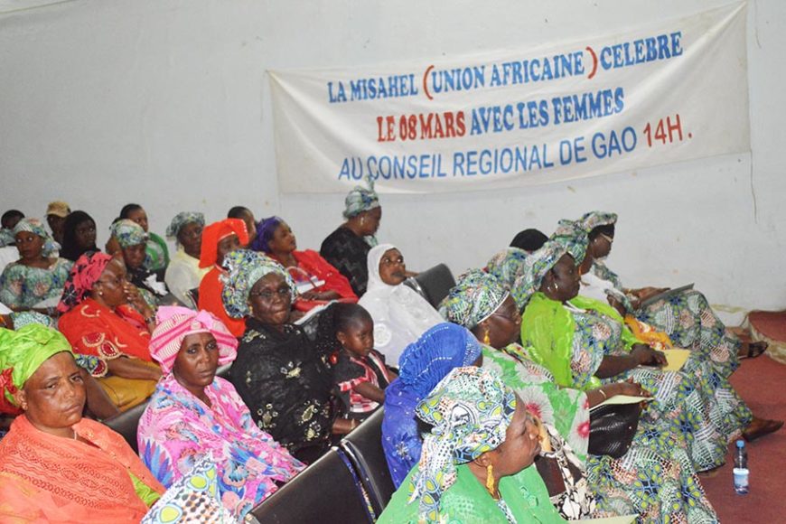La composante droits de l’Homme de la Mission de l’Union africaine pour le Mali et le sahel a célébré la journée du 8 mars, journée internationale de la femme, à Gao à travers deux importantes activités