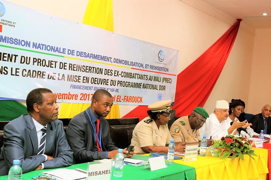 Lancement du projet de Réinsertion des ex-combattants au Mali