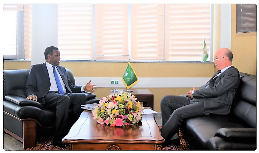 Rencontre à Addis Abéba entre le Président Pierre Buyoya et le Commissaire Chergui