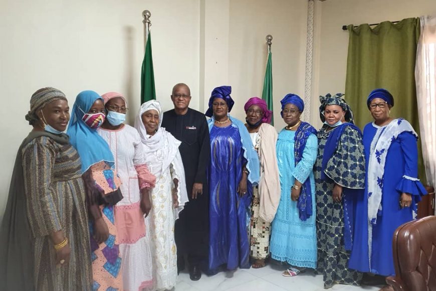SEM Maman Sidikou, Haut représentant de l’Union africaine pour le Mali et le Sahel a reçu en audience les organisations féminines du Mali