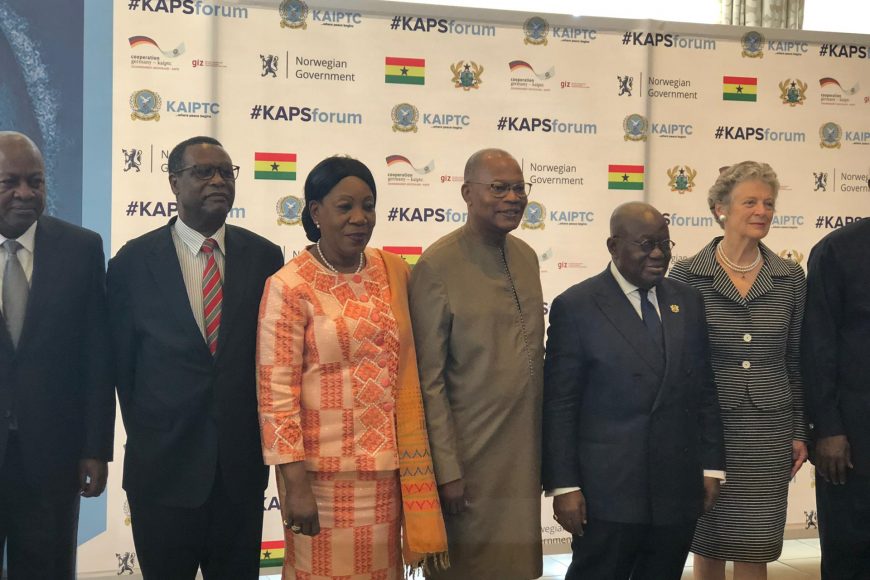 SEM le Président Buyoya, Haut Représentant de L’Union africaine au Mali ( MISAHEL) est l’ invité spécial au Kofi Annan Peace and Security Forum