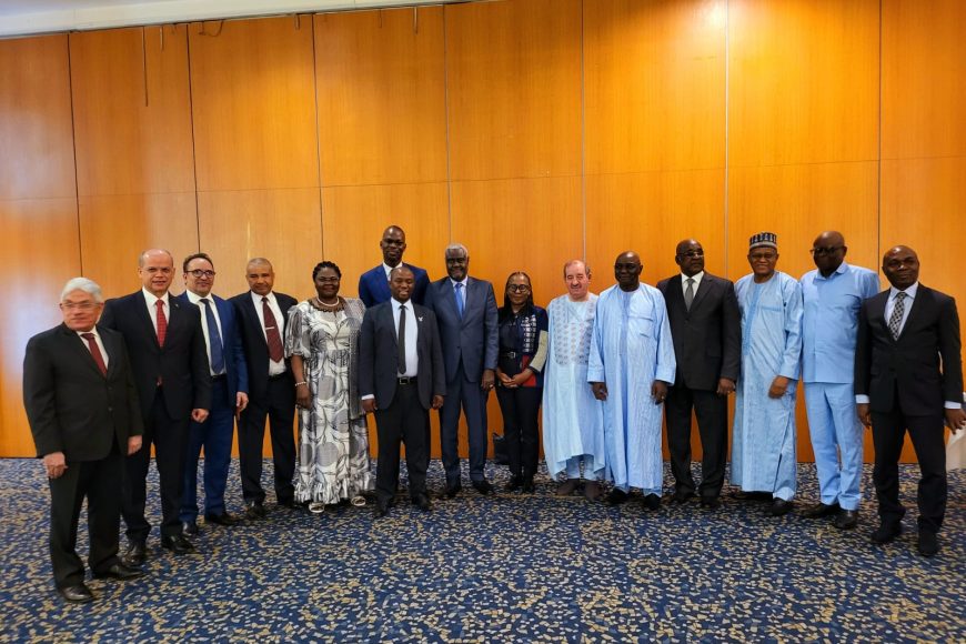 Le Président de la Commission de l’Union africaine (UA), SEM Moussa Faki Mahamat, en visite à Bamako, a rencontré le corps diplomatique africain ce 29 janvier 2023