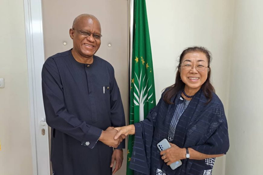 Le Haut représentant, Chef de la MISAHEL, a reçu ce 02 mai 2023, Mme YOKOZEKI Yumiko, Conseillère régionale Senior de l’Agence Japonaise de Coopération Internationale (JICA) – Sénégal