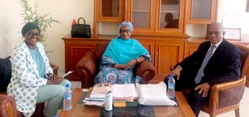 Le Haut Représentant, Chef de la MISAHEL, a rendu une visite de courtoisie, à Mme Diye BA, Coordinatrice Régionale de la plateforme des femmes du G5 Sahel, ce jeudi 08 juin 2023 à Nouakchott en Mauritanie