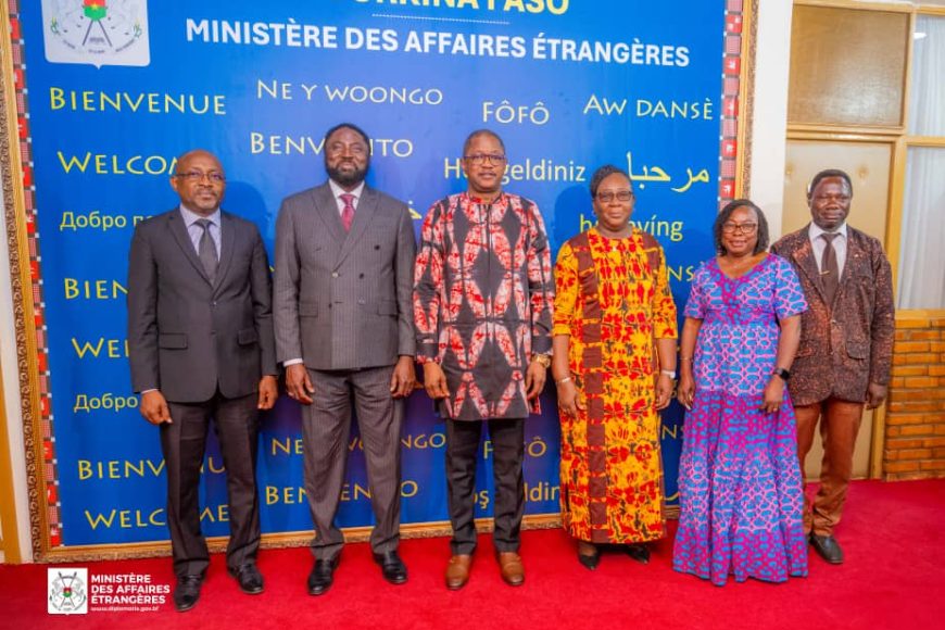 Son Excellence, Dr Mamadou TANGARA, Haut Représentant du Président de la Commission de l&rsquo;UA pour le Mali et le Sahel et Chef de la MISAHEL a effectué une visite de prise de contact et d&rsquo;information au Burkina Faso, du 8 au 10 février 2026.