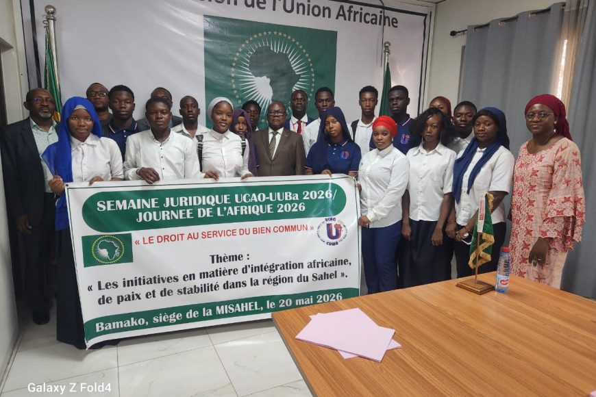 La MISAHEL a accueilli le 20 mai 2026 un groupe d&rsquo;étudiants de l&rsquo;UCAO-UUBa, en visite pédagogique dans le cadre de la Semaine du droit.
