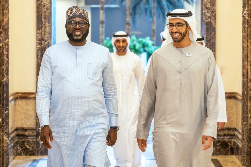 Shakhboot bin Nahyan reçoit le représentant de haut niveau de la Commission de l’Union africaine pour le Mali et le Sahel.
