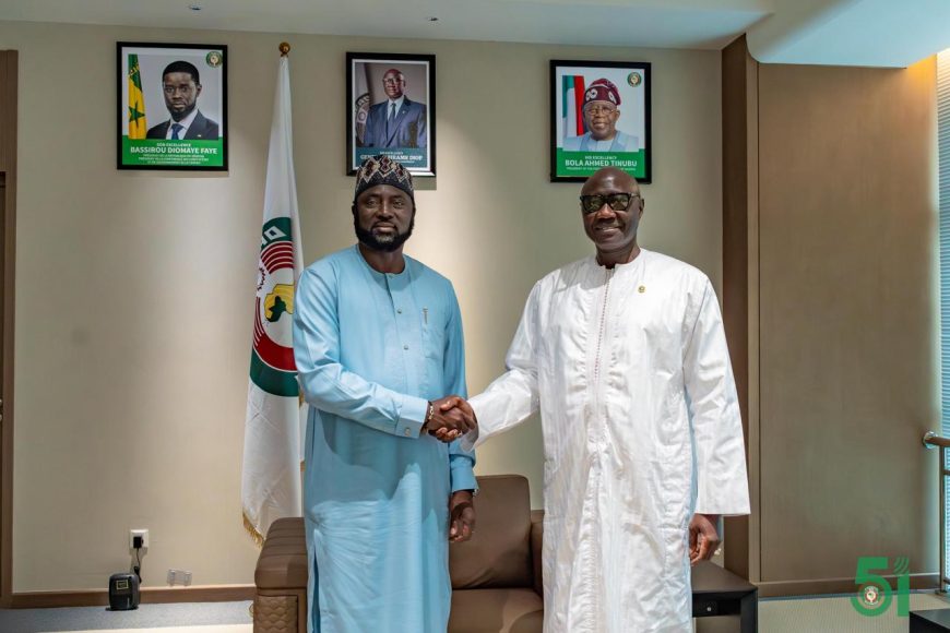 Rencontre bilatérale à Abuja entre le Haut Représentant de la MISAHEL et le Président de la Commission de la CEDEAO